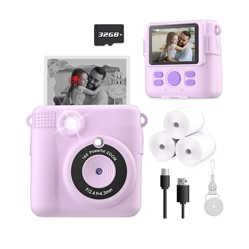 Kids Instant Print Camera Set