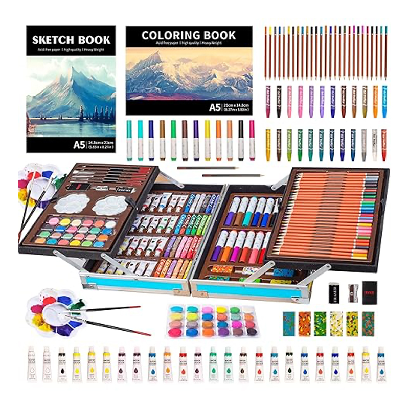 Deluxe Art Set with Wooden Case